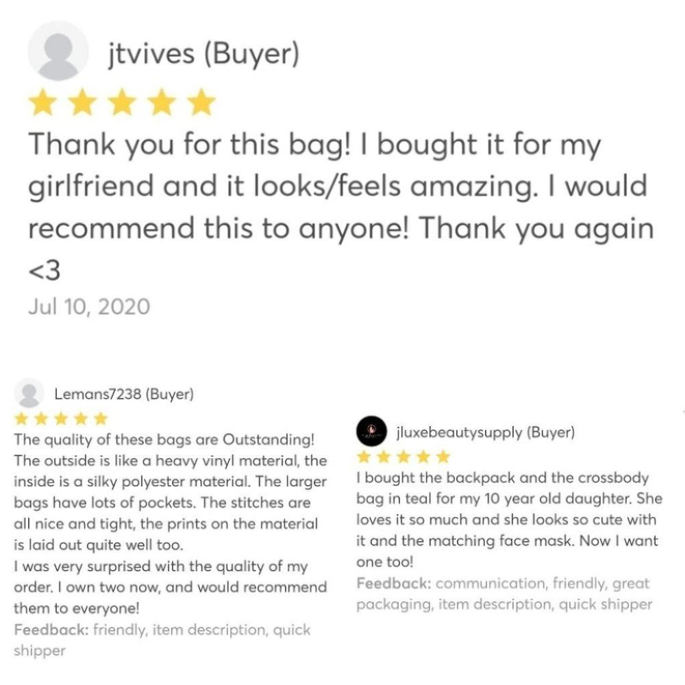 Waterproof Bichon Large Tote Shoulder Bag Travel Purse - Picture 9 of 12